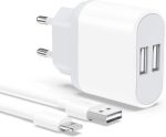 کابل  Lightning و شارژ آیفون USB کابل ۲ متری ۵ ولت ۲.۱ آمپر