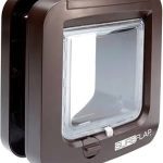 درب تردد حیوانات خانگی SureFlap Microchip قهوه‌ای SUR101BR