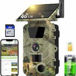 دوربین تله ای شکاری خورشیدی Lutranstra سیم کارت خور 4G LTE