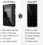 MP3 پلیر Phinistec پخش کننده موسیقی با ظرفیت 96 گیگابایت صفحه نمایش ۲.۴ اینچ - تصویر 7