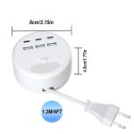 شارژر چند پورته با چندین پورت USB و Type-C برند ZRGAE ZETX-CT005 - تصویر 3