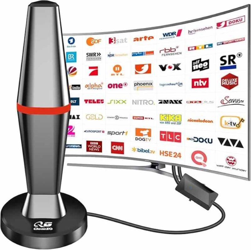 آنتن داخلی تلویزیون QGClearSO برای تلویزیون هوشمند 4K Ultra HD - Image 3