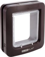 درب تردد حیوانات خانگی SureFlap Microchip قهوه‌ای SUR101BR - تصویر 3