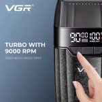ماشین اصلاح موی سر و صورت شارژی وی جی ار مدل V-640 s3 مجموعه 3 عددی - Image 8