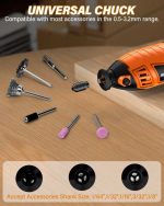 فرز انگشتی چرخشی AKDOMART مدل 4335 چند منظوره ۲۰۰ وات - تصویر 6