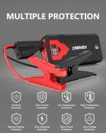 جامپر استارتر و پاور بانک 24000 میلی آمپر مدل 3000A Jump Starter برند CARHEV - تصویر 5