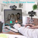 وب کم USB Tomorsi با میکروفون دوگانه، وب کم HD 1080P - Image 2