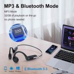 هدفون استخوانی ضد آب ‌ HIFI WALKER Bone Conduction مدل T10 حافظه داخلی 32G - تصویر 6
