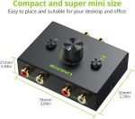سوئیچ صدای استریوی R/L لینک‌فور LiNKFOR ، دو خروجی  پورت‌ ۴ - Image 7