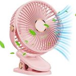 پنکه گیره‌ای  کوچک صورتی f15