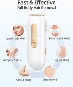 دستگاه لیزر شاتی Glattol IPL 3in 1  سطح انرژی  9 و 2 حالت فلاش، با باد خنک سفید - تصویر 8