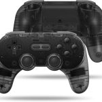 دسته بازی بلوتوثی 8BitDo مدل black transparent - Pro 2
