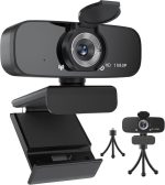 وب کم USB Tomorsi با میکروفون دوگانه، وب کم HD 1080P