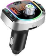فرستنده بلوتوثی خودرو FM   با چراغ RGB و شارژ سریع QC3.0 - تصویر 5