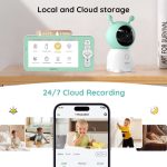 دوربین و مانیتور امنیتی کودک برند BOIFUN Baby 6T - Image 3