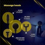 ماساژور تفنگی حرفه‌ای MASSAGE GUN مدل YE-720 - Image 7