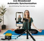 میکروفون یقه ای بی‌سیم دوکاربره هالی لند Hollyland Lark M1 Duo - Image 6