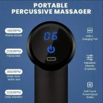 ماساژور تفنگی حرفه‌ای MASSAGE GUN مدل YE-720 - Image 5