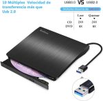 سی دی و دی وی دی رایتر CD/DVD اکسترنال Rodzon USB 3.0 - تصویر 2