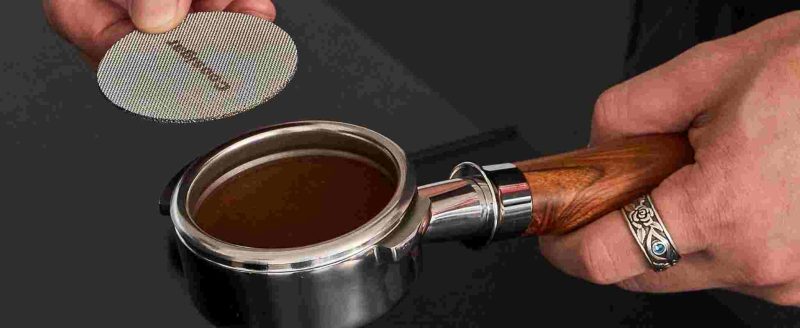 پرتافیلتر بدون ته ۵2 میلی‌متری استیل ضد زنگ و دسته چوبی - تصویر 6