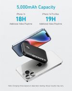پاور بانک Anker، باتری مغناطیسی 321 (PowerCore Magnetic 5K)، شارژر قابل حمل بی سیم مغناطیسی 5000 میلی آمپر ساعتی - تصویر 7