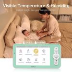 دوربین و مانیتور امنیتی کودک برند BOIFUN Baby 6T - Image 4