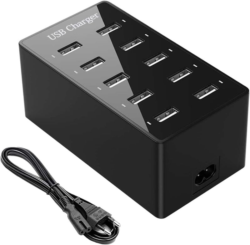 1 شارژر 10 پورت USB برند HONGYEE - Image 1