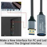 کابل  USB 3.0 افزایش طول 15 متری برند ACTINE EXTENDER با تقویت سیگنال - Image 3