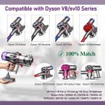 باتری جارو شارژی دایسون Dyson برند LONG FIT مدل V8 ، ۶۵۰۰ میلی‌آمپر ساعت 21.6V - تصویر 5
