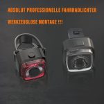 چراغ عقب وجلو دوچرخه شارژی برند Jiraewh مدل LR-06F - تصویر 4