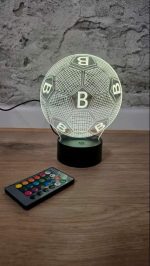 چراغ  تزئینی طرح توپ فوتبال سه بعدی - تصویر 5