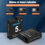 کیت 2 باتری و شارژر OSMO Action 6/5 Pro/4/3 - Image 5