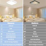 چراغ سقفی HABOWN پک دو عددی LED 24 وات 3200 لومن - تصویر 6