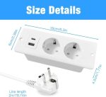 پریز چندراهی توکار رومیزی SKIKHN مدل YS-EU660 - تصویر 4