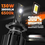 لامپ‌ LED خودرو مدل CAR WORK BOX H7 - Image 3