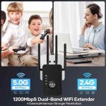 روتر تقویت کننده سیگنال وای فای 1200 مگابیت در ثانیه 300M - تصویر 6