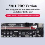 رایزر کارت گرافیک PCIE Riser 011 V011 Pro PCI E PCI-E 16X برند Doumneou - تصویر 4