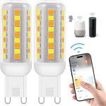 لامپ ال‌ای‌دی هوشمند وای‌فای G9برند I-SHUNFAمدل G9-58led bulbs