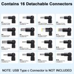 شارژر۹۰ واتی برای لپ‌تاپ‌های HP Lenovo Dell Acer Asus Toshiba Samsung Sony Fujitsu MSI Medion IBM - Image 4