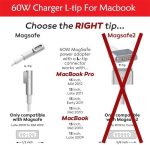 شارژر آداپتور برق متناوب Magsafe مدل eWINNER PA-60W 16.5V 3.65A جایگزین برای مک‌بوک پرو ۱۳ اینچی اپل - Image 3