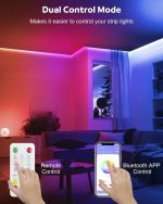 نوار LED نئون فلکسی 15 متری Aclorol RGB IC با کنترل APP، تغییر رنگ ضد آب 24V - Image 3