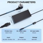 شارژر۹۰ واتی برای لپ‌تاپ‌های HP Lenovo Dell Acer Asus Toshiba Samsung Sony Fujitsu MSI Medion IBM - Image 3