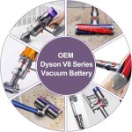 باتری جارو شارژی دایسون Dyson برند LONG FIT مدل V8 ، ۶۵۰۰ میلی‌آمپر ساعت 21.6V - تصویر 2