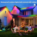 ریسه LED  با کنترل صوتی فضای باز ۶۵.۶ فوتی ضد آب برند HTTPSMP - تصویر 3