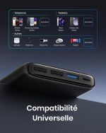 پاور بانک  Riapow 26800mAh , شارژر سریع 3.0A USB C - Image 4