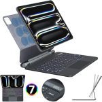 کیف کیبورد TECHGEAR برای اپل آیپد پرو 11 اینچ با کیبورد QWERTY بلوتوث