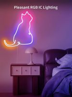 ریسه هوشمند نئون فلکسی RGB+IC برند MMEEVT سایز 6 متری - تصویر 4