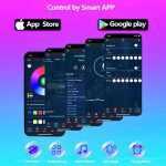 ریسه LED  با کنترل صوتی فضای باز ۶۵.۶ فوتی ضد آب برند HTTPSMP - تصویر 2