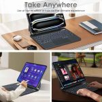 کیف کیبورد TECHGEAR برای اپل آیپد پرو 11 اینچ با کیبورد QWERTY بلوتوث - Image 10