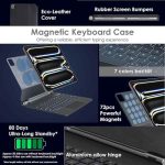 کیف کیبورد TECHGEAR برای اپل آیپد پرو 11 اینچ با کیبورد QWERTY بلوتوث - Image 3
